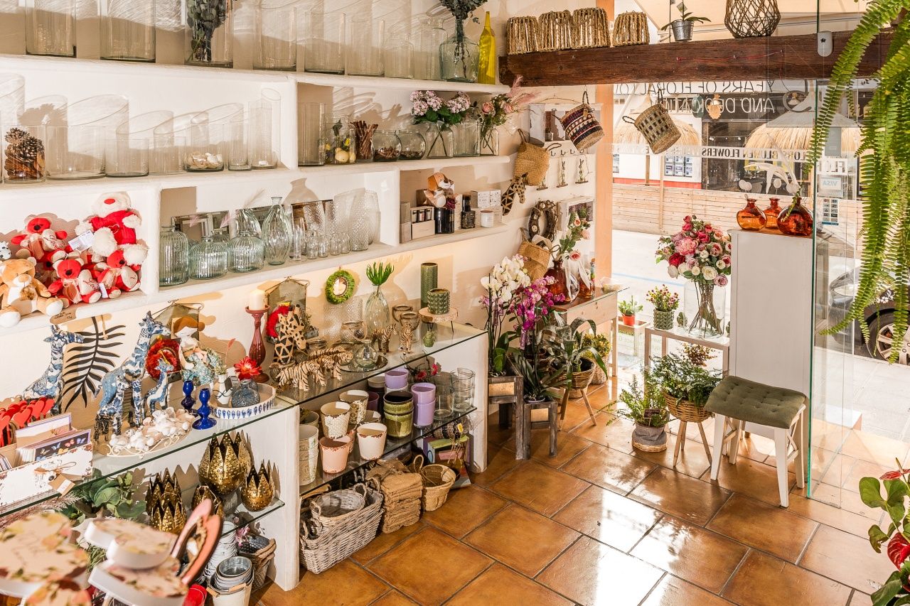 Un bail de fleuriste très connu à vendre à Moraira