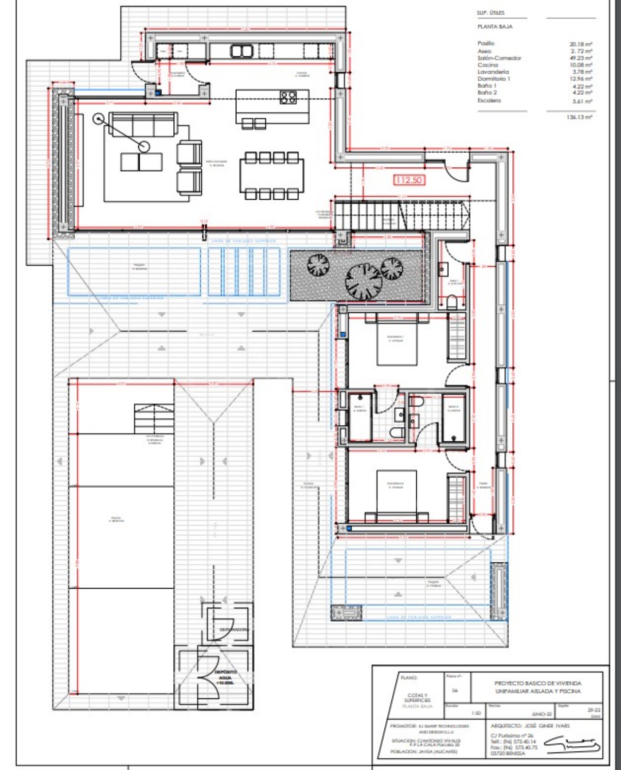 3 Schlafzimmer 4 Badezimmer Freistehende Villa Projekt zum Verkauf in Javea