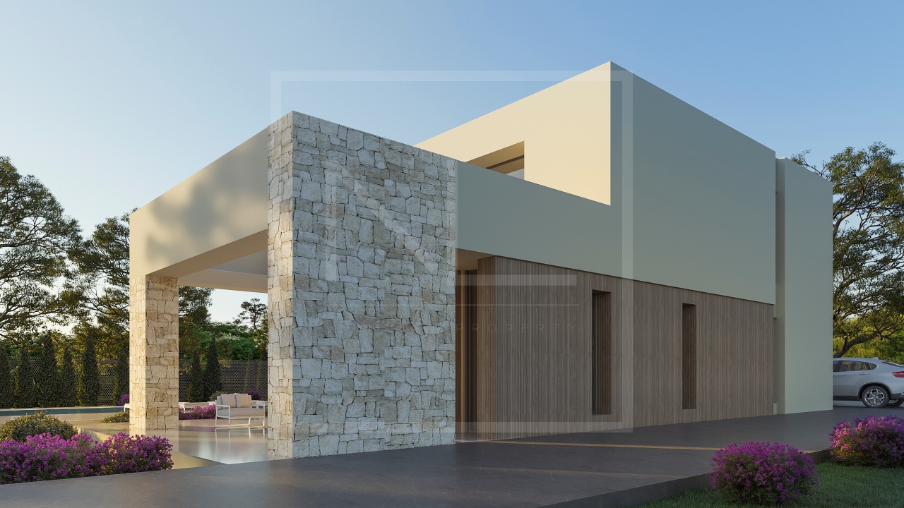 Proyecto de villa independiente de 3 dormitorios y 4 baños en venta en Javea